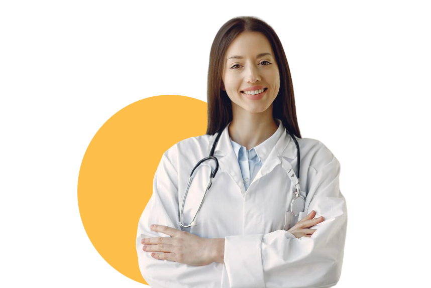 Médecin souriant